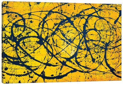 Keep It Running Canvas Art Print - Similar to Jackson Pollock