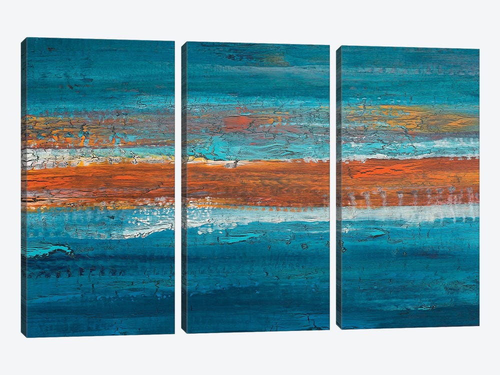 Unstoppable Sundown by Alicia Dunn 3-piece Canvas Print
