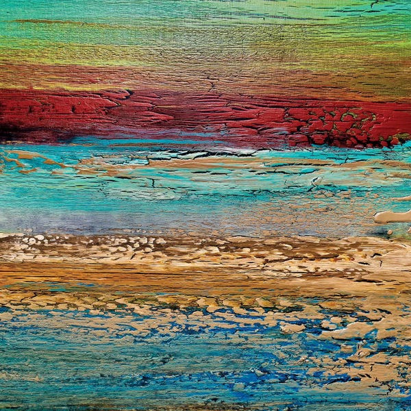 Coastal & Ocean Abstracts: Coastal I by Alicia Dunn