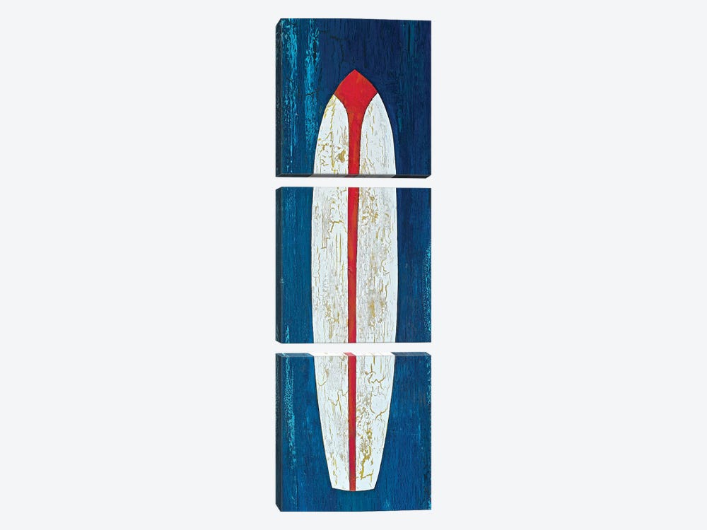 Surfboards by Alicia Dunn 3-piece Canvas Print