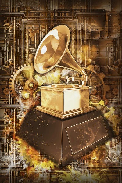 Durro Art: Grammy Steampunk by Durro Art