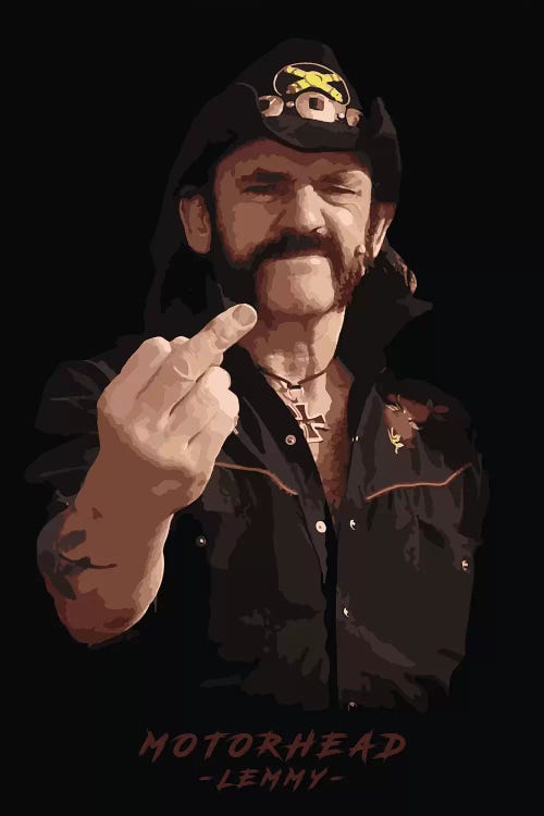Motorhead Lemmy by Durro Art wall art