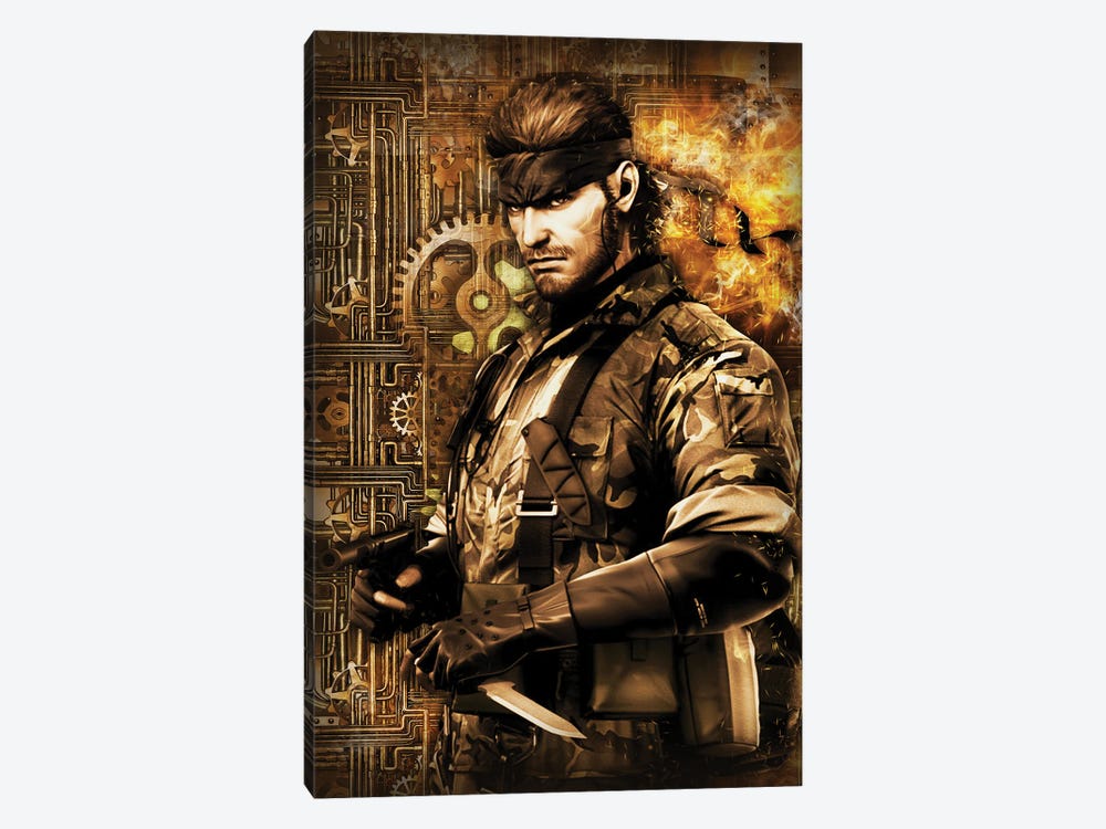 Solid Snake Steampunk by Durro Art 1-piece Canvas Art