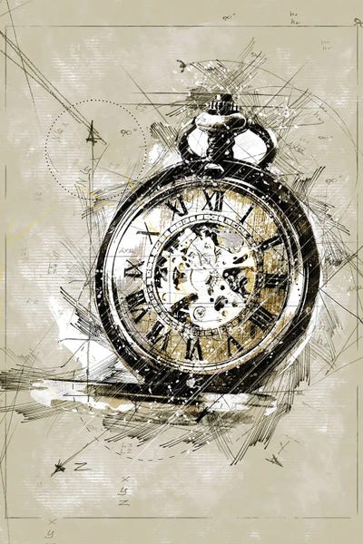 Clocks: Watch Sketch by Durro Art