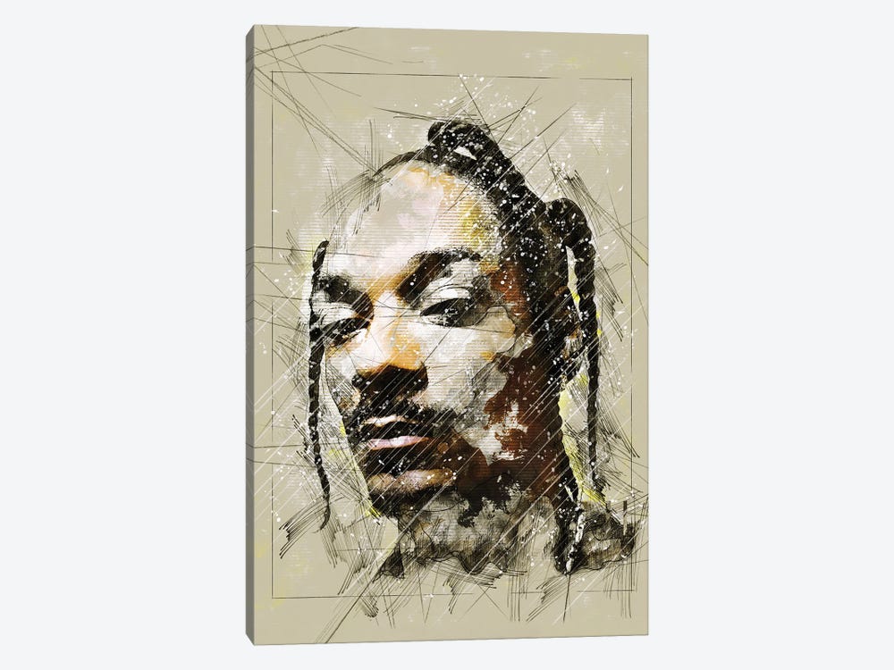 Snoop Sketch by Durro Art 1-piece Canvas Art