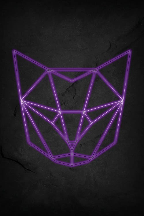 Cat Geometric by Durro Art wall art