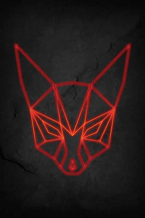 Fox Geometric by Durro Art wall art