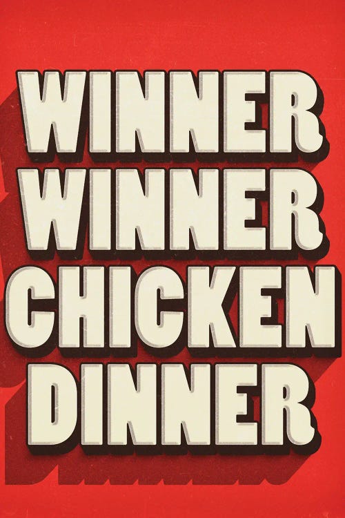 Winner Winner by Durro Art wall art