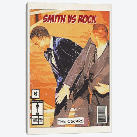 Smith Vs Rock Canvas Print #DUR1072} by Durro Art Canvas Art