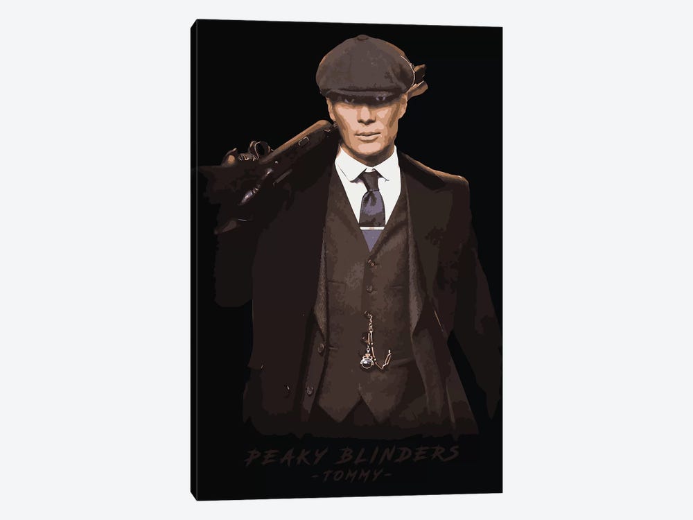 Peaky Blinders Tommy by Durro Art 1-piece Canvas Art