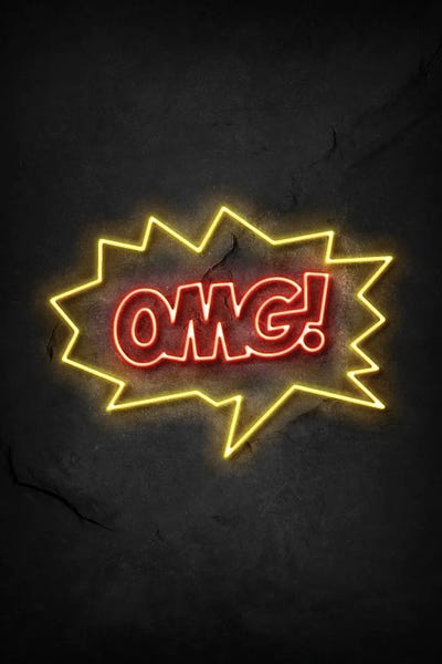 Omg by Durro Art metal wall art