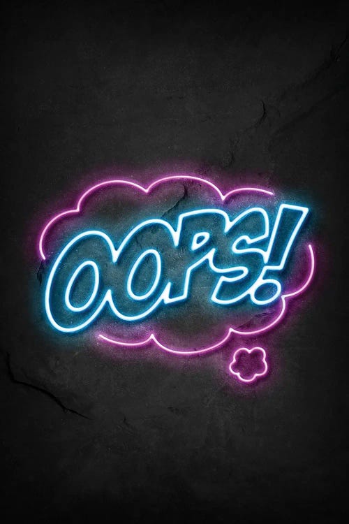 Oops by Durro Art wall art