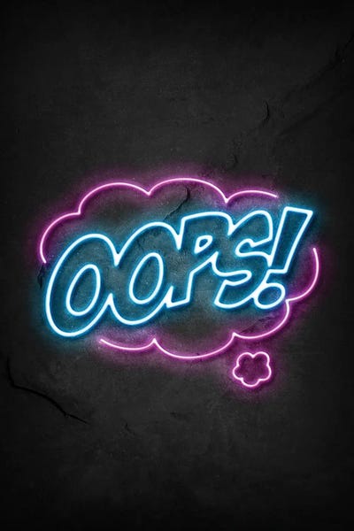 Neon: Oops by Durro Art