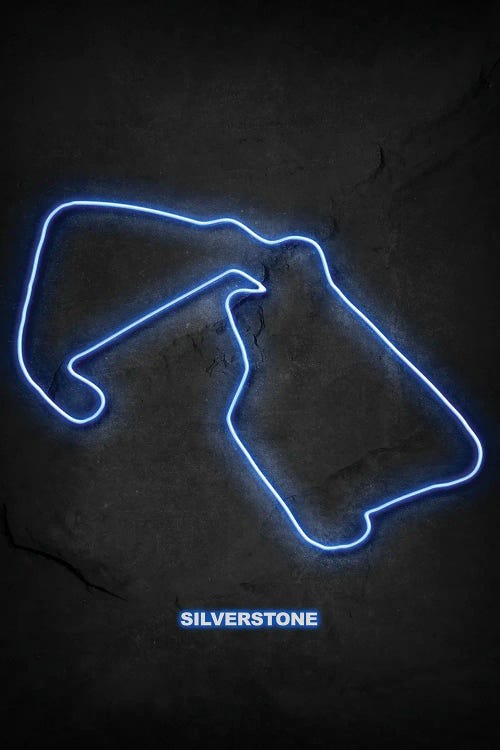 Silverstone Circuit Neon