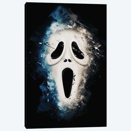 Scream Mask Canvas Print #DUR1123} by Durro Art Canvas Art