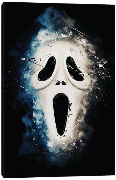 Scream Mask Canvas Art Print - Scream (Film Series)