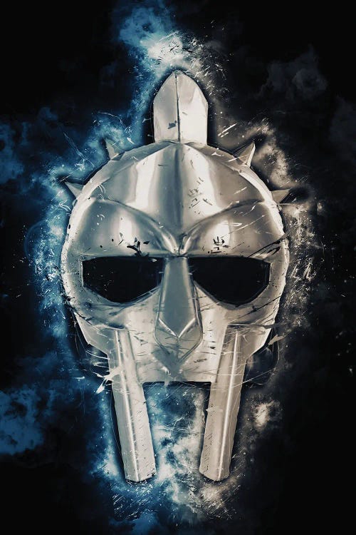 Gladiator Mask by Durro Art wall art