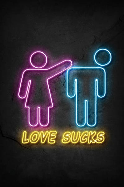 Office Humor: Love Sucks by Durro Art