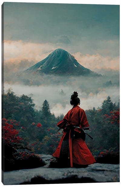 Samurai III Canvas Art Print - Warrior Art