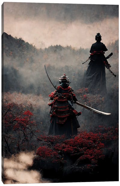 Samurai Canvas Art Print - Samurai Art