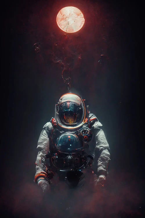 Dead Astronaut IV by Durro Art wall art