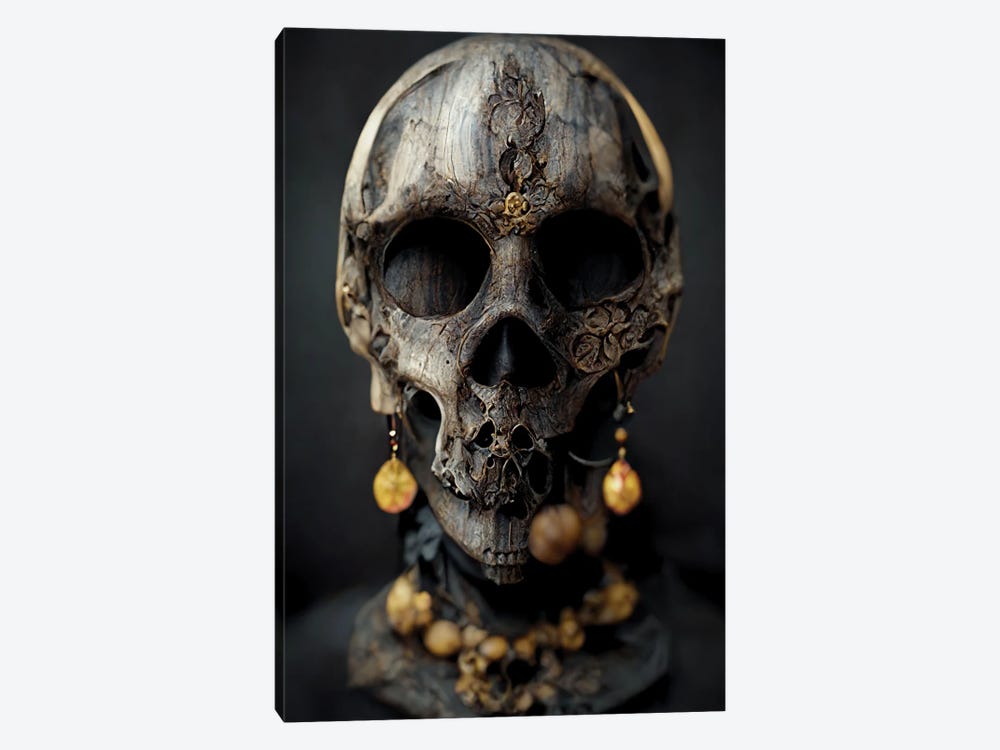 Gold Skull III by Durro Art 1-piece Art Print