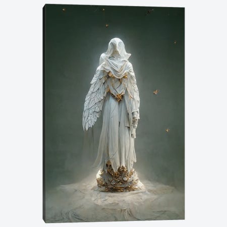 Angel Statue III Canvas Print #DUR1151} by Durro Art Canvas Print