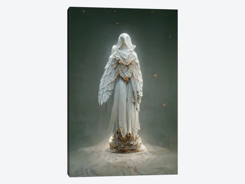 Angel Statue III by Durro Art 1-piece Canvas Artwork