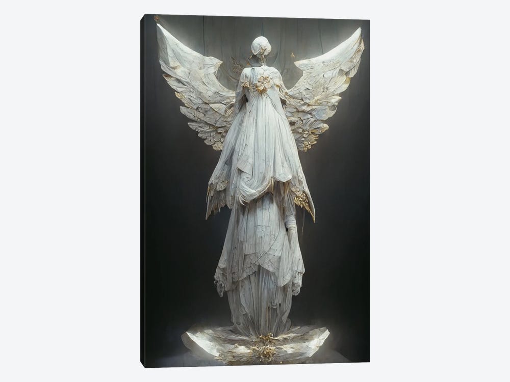 Angel Statue by Durro Art 1-piece Canvas Print