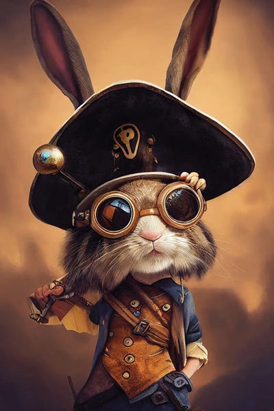 Rabbits: Rabbit by Durro Art