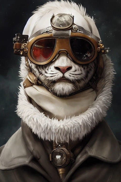 White Tiger by Durro Art wall art