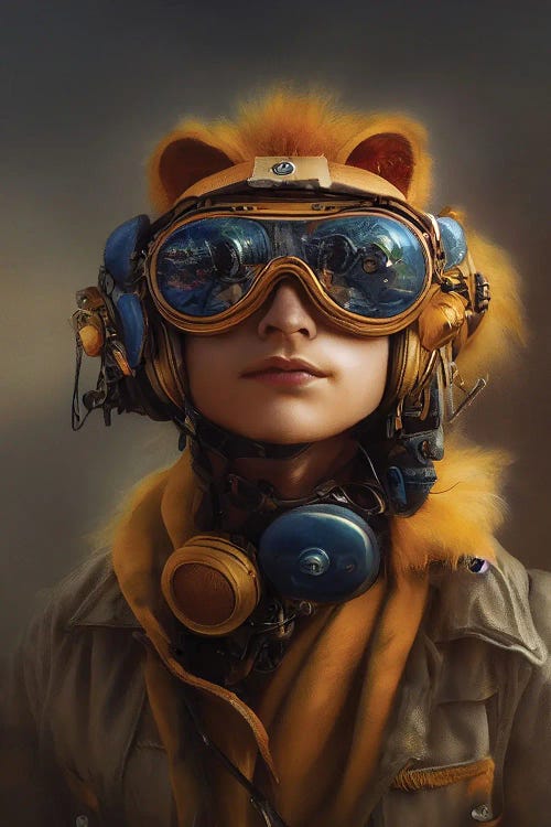 Futuristic Girl II by Durro Art wall art