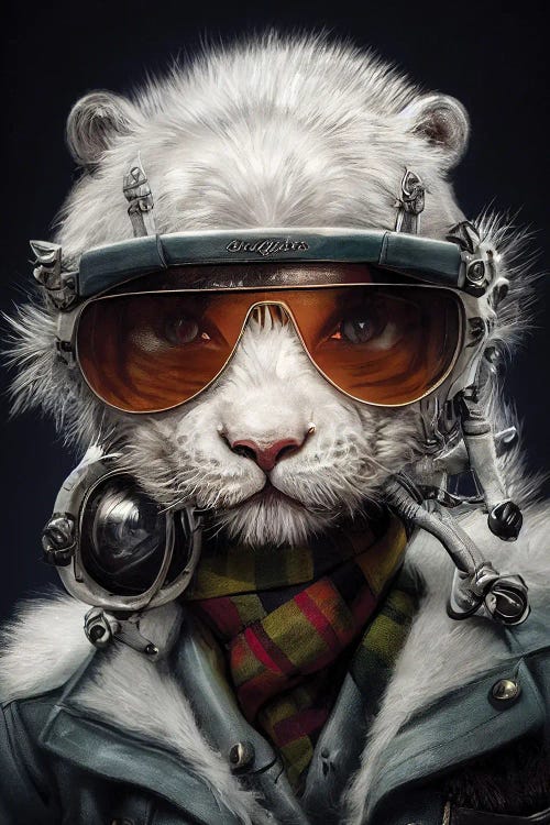 White Tiger II by Durro Art wall art