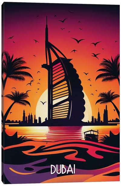 Dubai City Canvas Art Print - Dubai Art