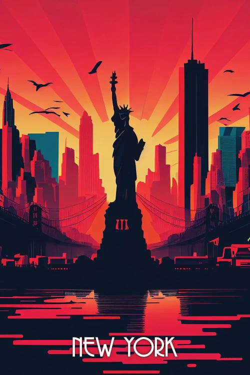 New York City by Durro Art wall art