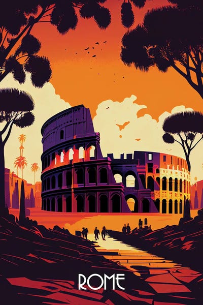 Ancient Ruins: Rome City by Durro Art