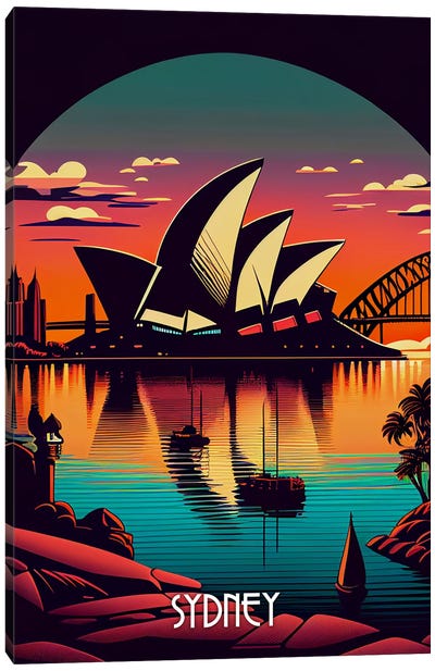 Sydney City Canvas Art Print - New South Wales Art