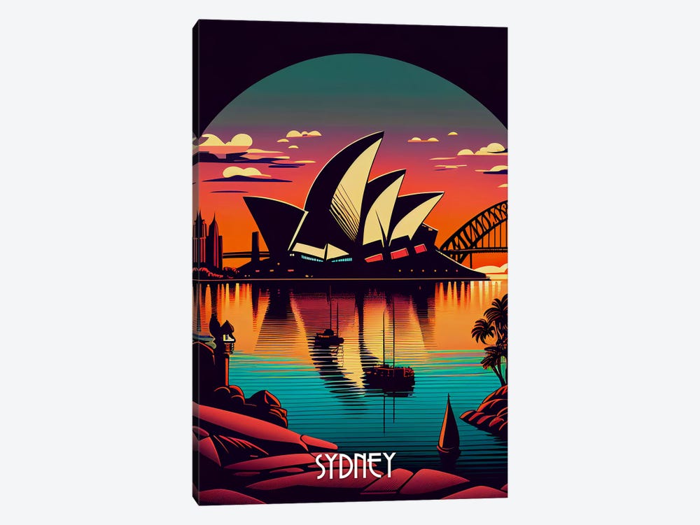 Sydney City by Durro Art 1-piece Canvas Art