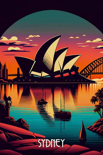 Australia: Sydney City by Durro Art