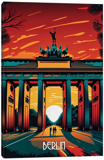 Berlin City Canvas Art Print - The Brandenburg Gate