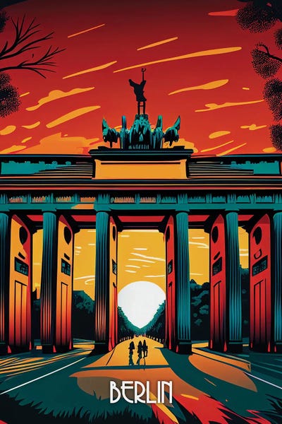 Famous Monuments & Sculptures: Berlin City by Durro Art