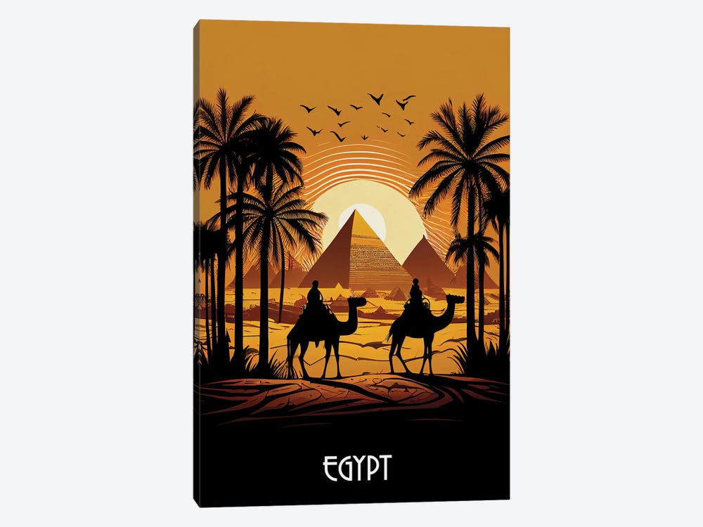 Egypt Poster by Durro Art 1-piece Canvas Art Print
