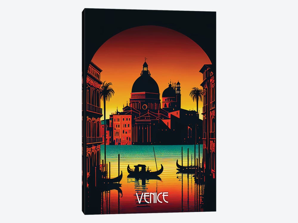 Venice City II by Durro Art 1-piece Canvas Wall Art