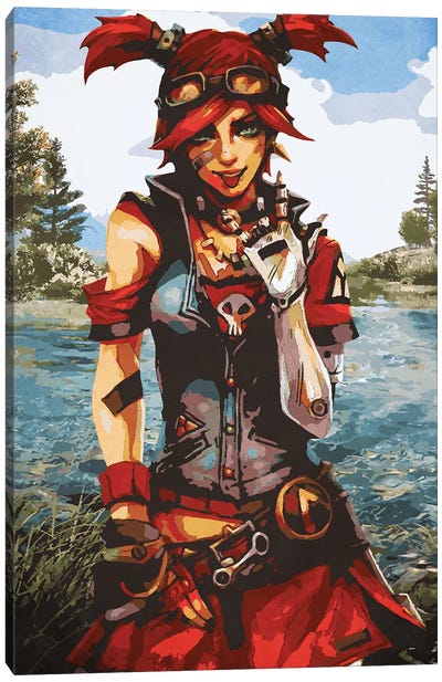 Borderlands Gaige Canvas Art Print - Video Game Art