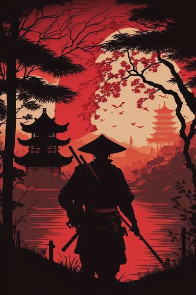Asia: Japanese Samurai II by Durro Art