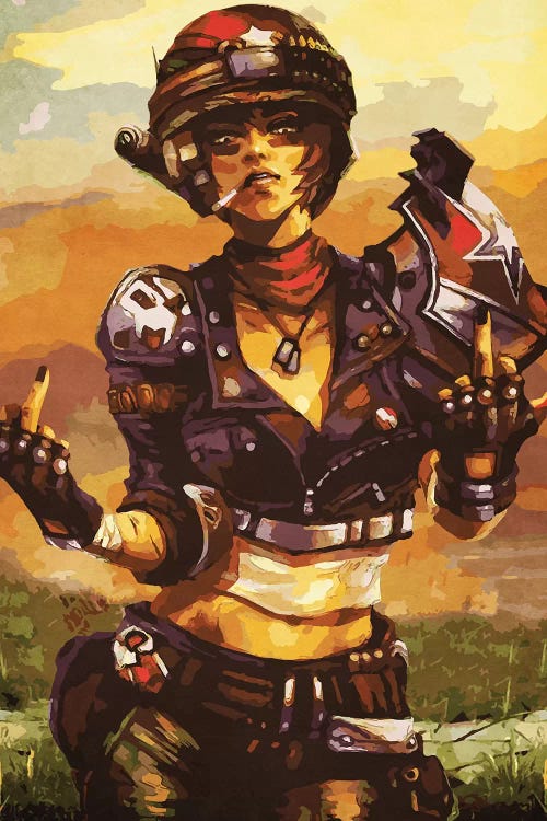 Borderlands Moze by Durro Art wall art