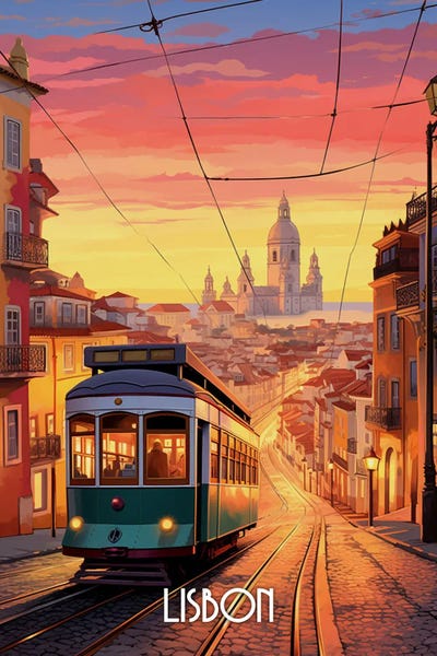 Portugal: Lisbon City by Durro Art