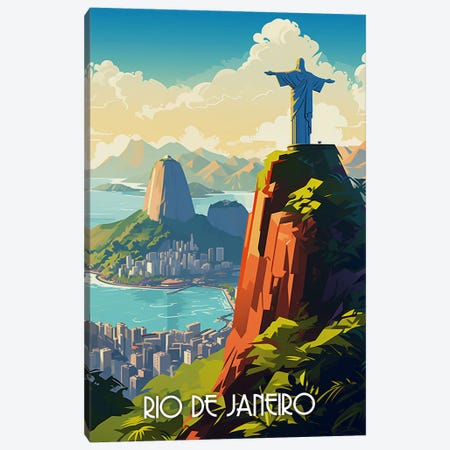 Rio De Janeiro Canvas Print #DUR1250} by Durro Art Canvas Wall Art