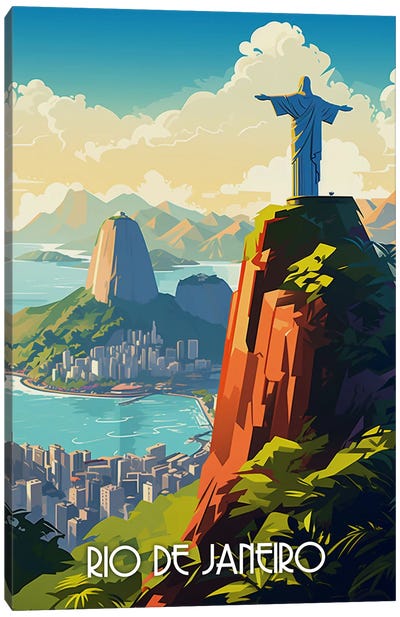 Rio De Janeiro Canvas Art Print - Brazil Art