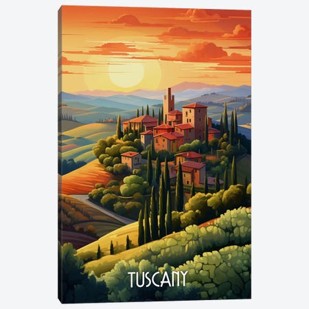 Tuscany Italy Canvas Print #DUR1251} by Durro Art Canvas Art